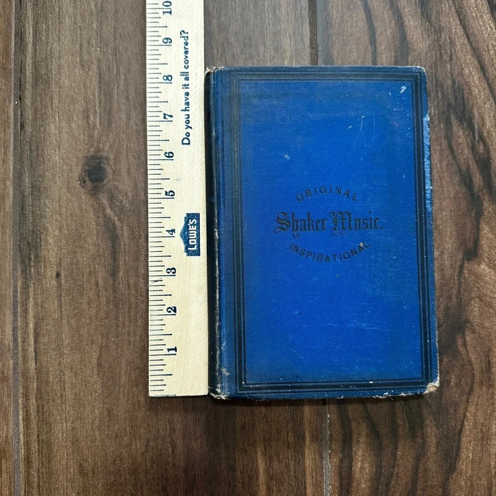 1884 Shaker Music Original Inspirational Hymns and Songs Mt Lebanon NY Book